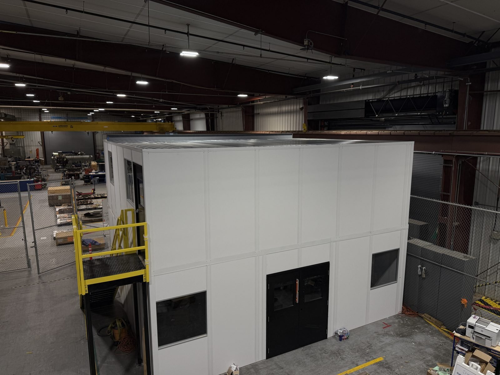 Two-story modular office in Texas